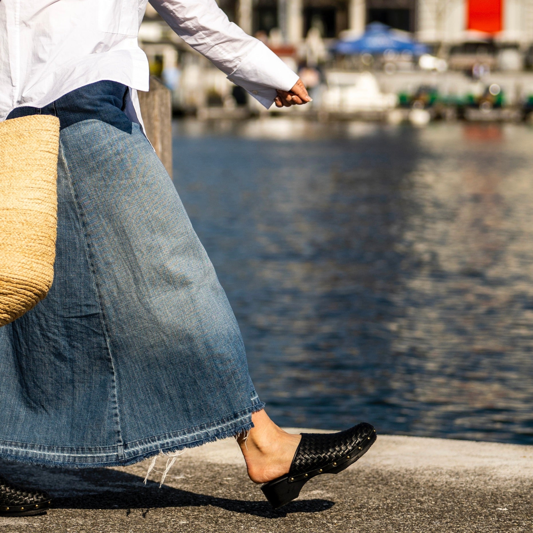 LABEL17's Braided Clogs, made of Nappa Leather, handcrafted in Greece.