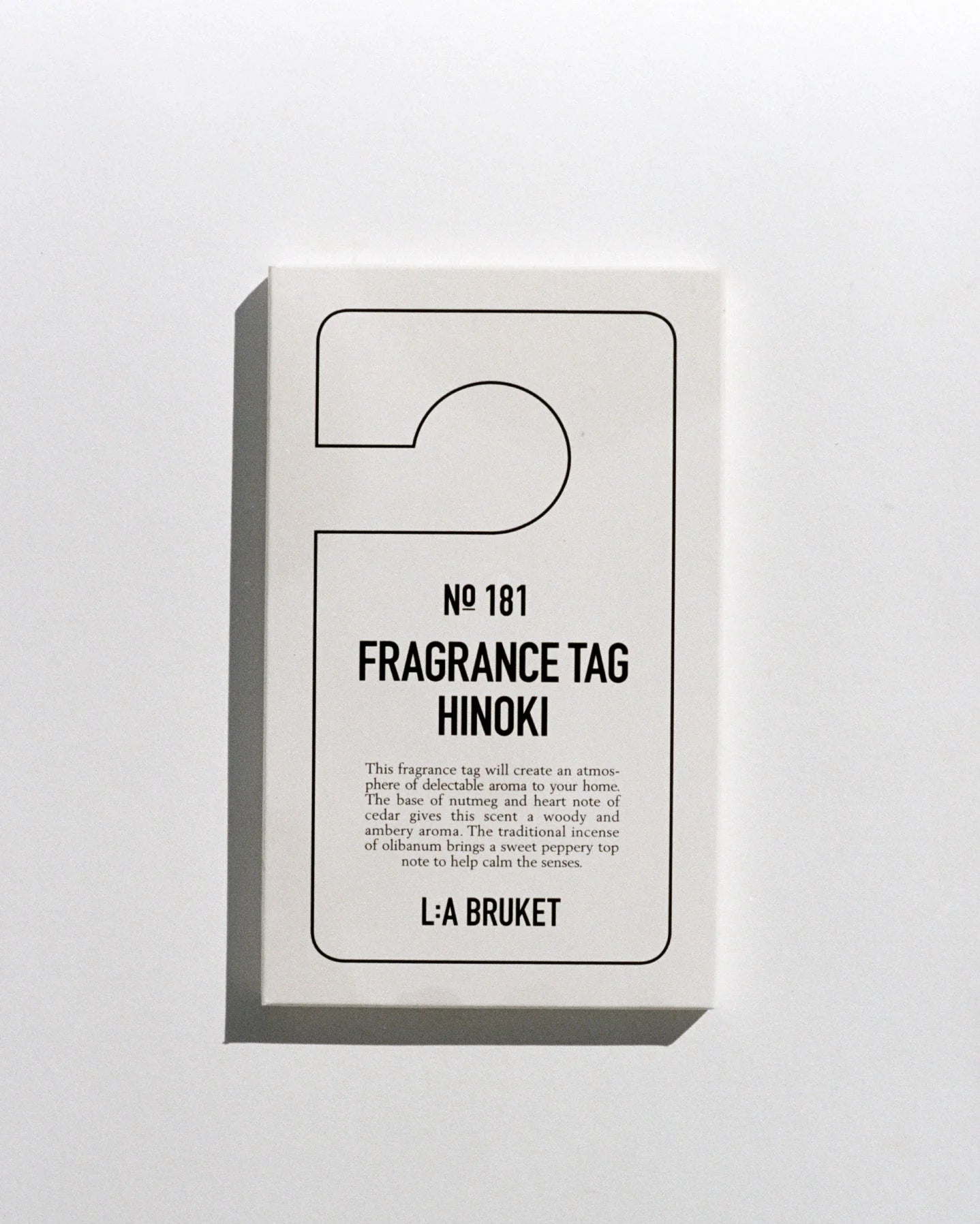 L:A BRUKET Fragrance Tag Hinoki bei LABEL17