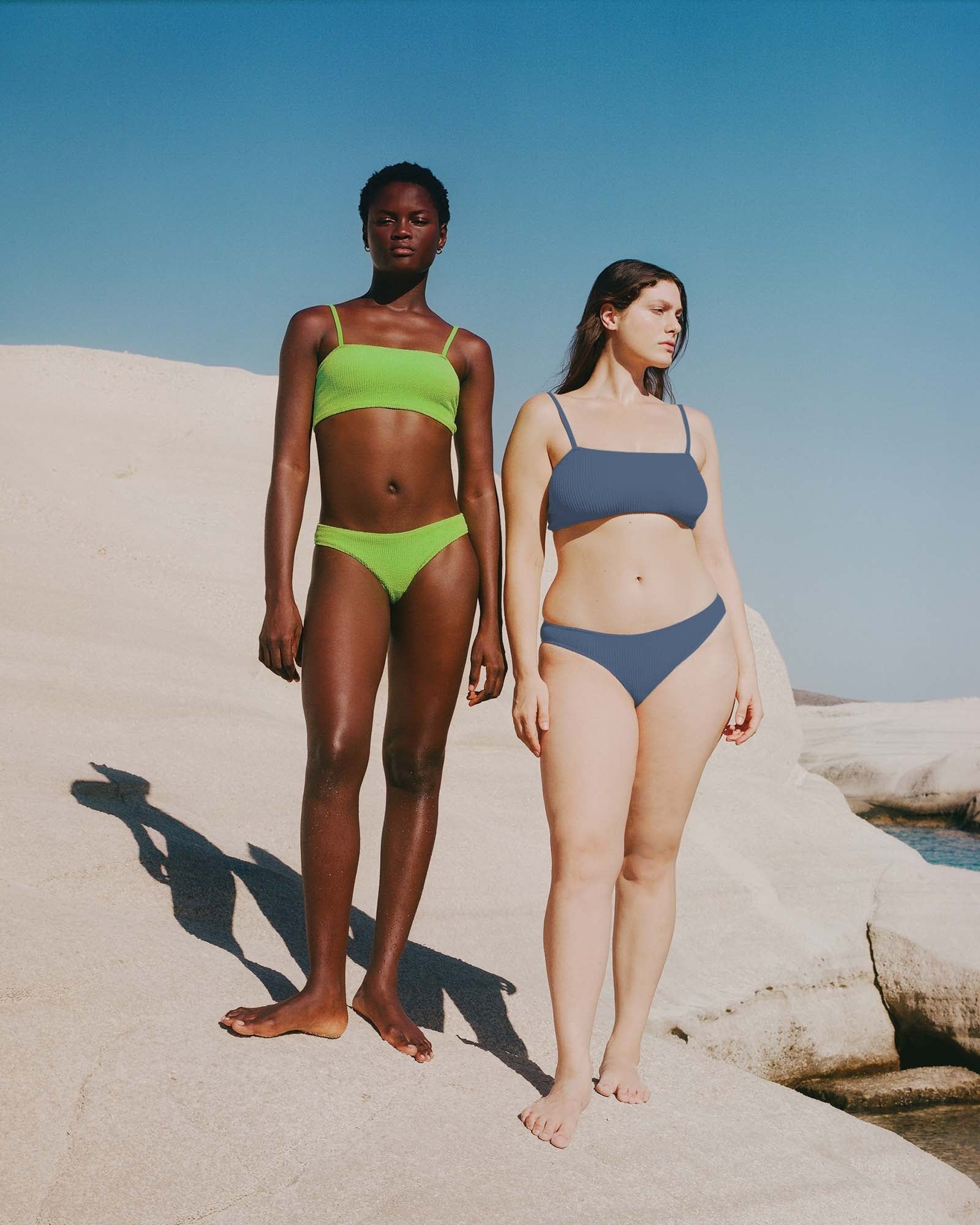 LABEL17 presents SORBET ISLAND's one piece Bikini LUNA in onesize with adjustable straps. The single size fits most. Available in different colors, i.e. Apple or Blue Raspberry. Produced and photo-shooted in Greece