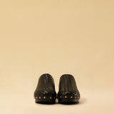 The Braided Clogs ATHENA by LABEL17 are expertly crafted from supple, vegetable-tanned leather, meticulously hand-braided for a rich, textured finish. The intricate craftsmanship showcases the beauty of traditional techniques, while a durable Vibram sole provides lasting comfort and stability with every step. Designed with an artisanal approach, these clogs make a refined yet effortless statement. Quiet luxury at its finest. Handmade in Greece.