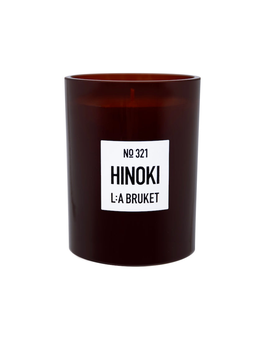 LA BRUKET 321 Hinoki Candle, available at LABEL17, Zurich Seefeld