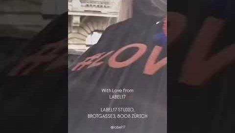 LABEL17 presents the Handbag Cotton, stitched with #LOVE to spread love!